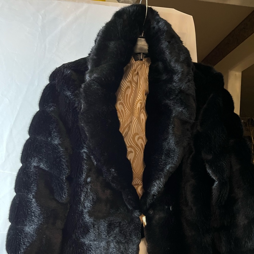 Ideology black Faux Fur Jacket